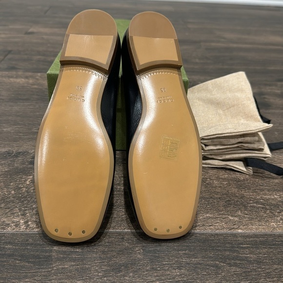 Gucci Hills Logo Ballet Interlocking G Flat (Women) BNIB 35 - Picture 9 of 9